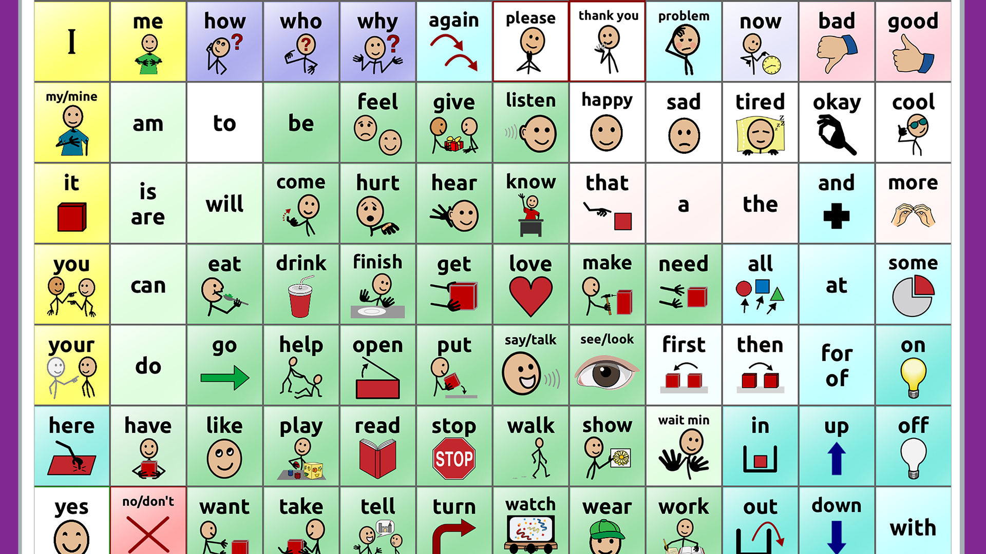 Lite-Tech Communication Board Options for Free Printable Communication Boards For Adults