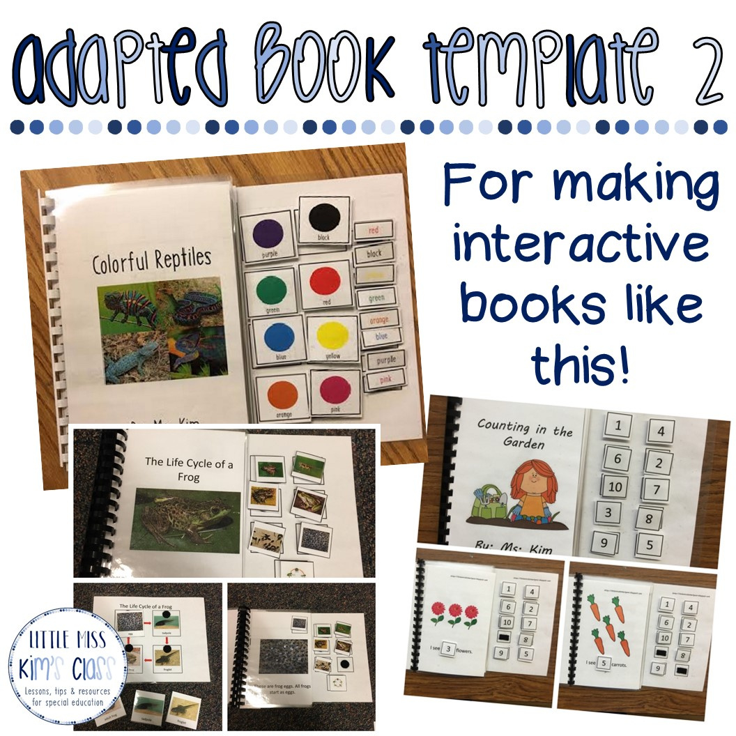 Little Miss Kim'S Class: Free Editable Adapted Book Templates For for Free Adapted Books Printable