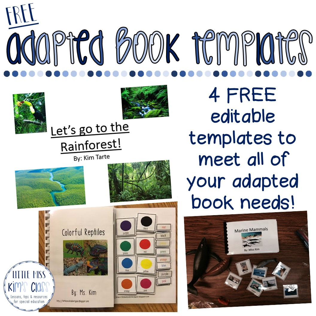 Little Miss Kim'S Class: Free Editable Adapted Book Templates For throughout Free Adapted Books Printable