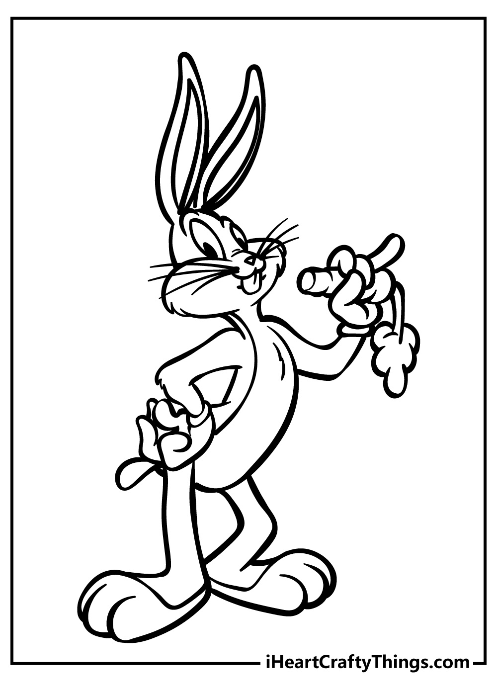 Looney Tunes Coloring Pages (100% Free Printables) pertaining to Free Printable Bugs Bunny Coloring Pages