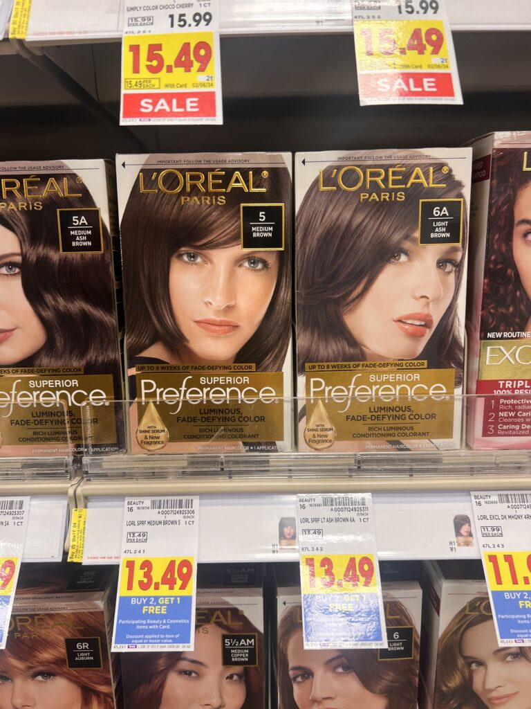 Loreal Paris Hair Color As Low As $5.99! - Kroger Krazy intended for Free Hair Dye Coupons Printable