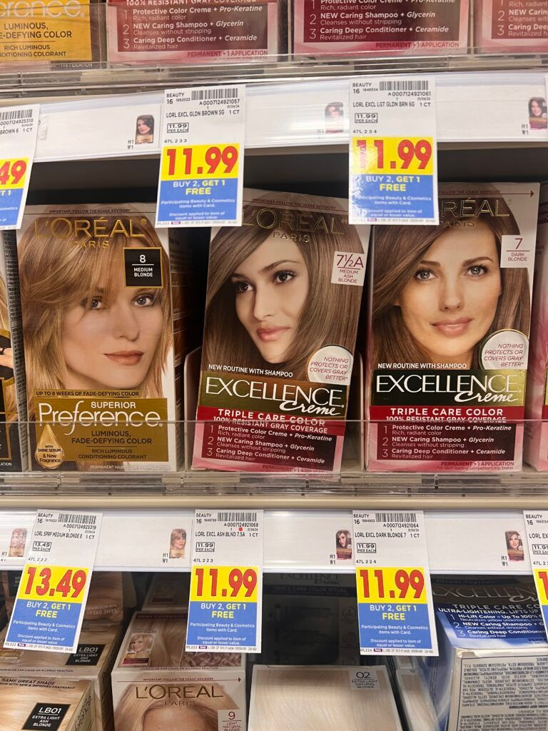 L'Oreal Paris Hair Color As Low As $5.99! - Kroger Krazy within Free Hair Dye Coupons Printable
