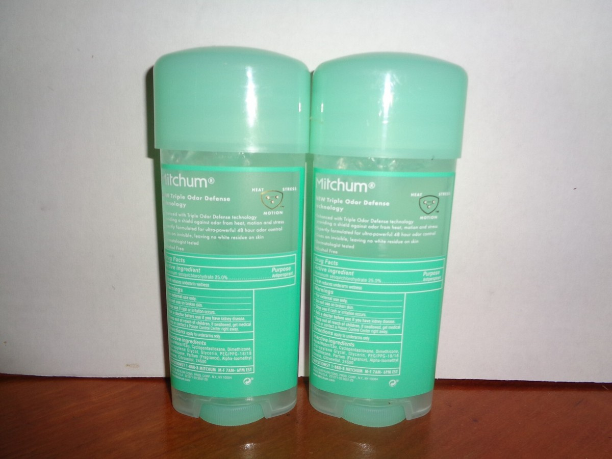 Lot Of 2 Mitchum Antiperspirant/Deodorant Gel For Women Shower pertaining to Free Printable Coupons For Mitchum Deodorant