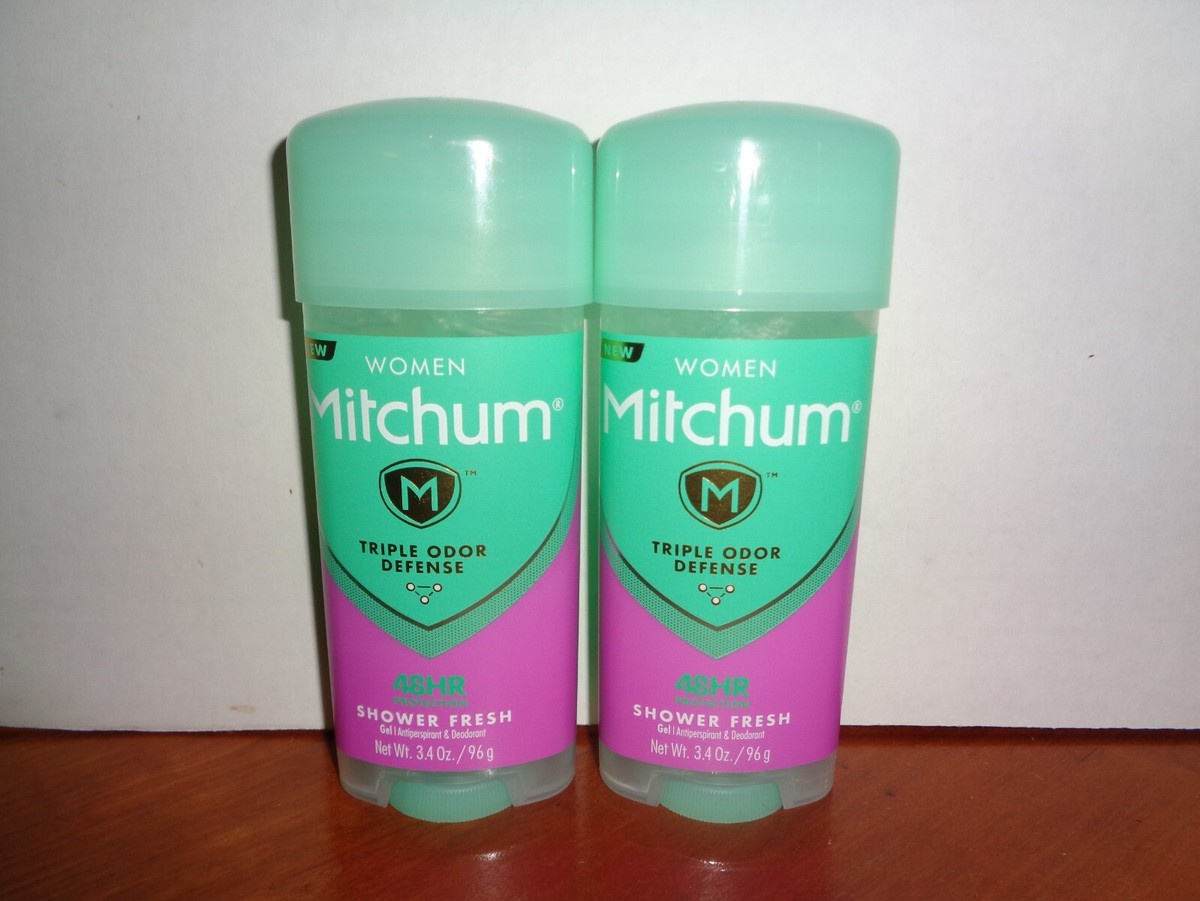 Lot Of 2 Mitchum Antiperspirant/Deodorant Gel For Women Shower pertaining to Free Printable Coupons For Mitchum Deodorant