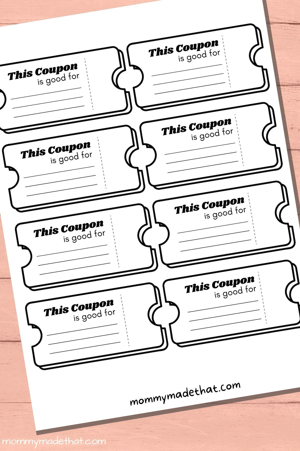 Lots Of Blank Coupon Templates (Free Printables!) - Worksheets Library for Make Your Own Printable Coupons For Free