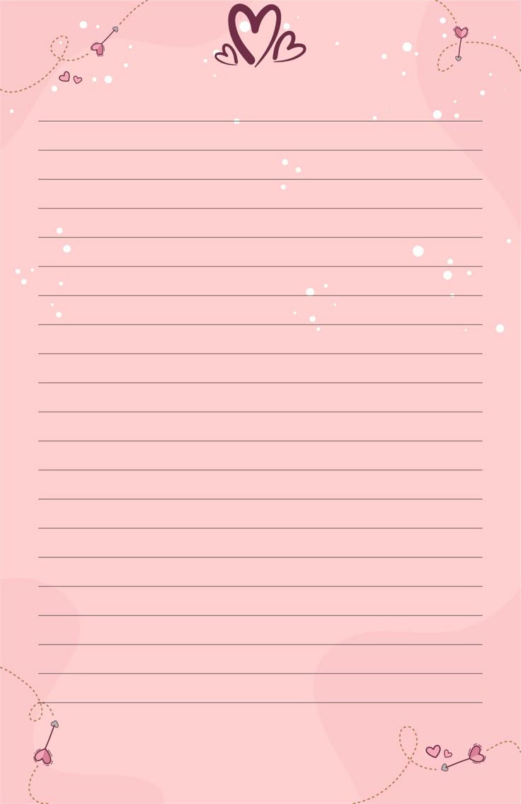 Love Letter Templates - 10 Free Pdf Printables | Printablee intended for Free Printable Love Letter Paper