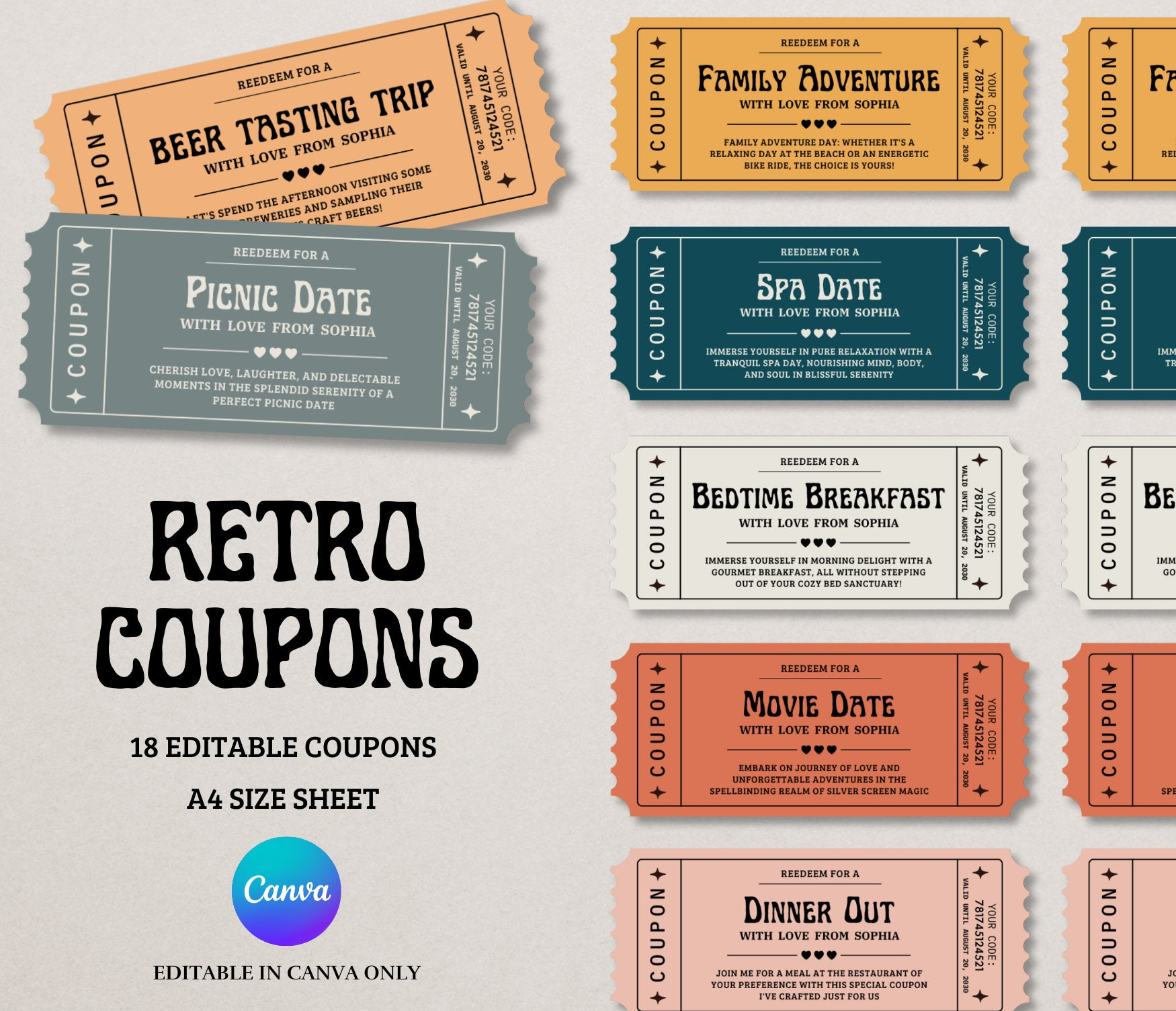 Love Voucher - Etsy pertaining to Free Viagra Printable Coupons
