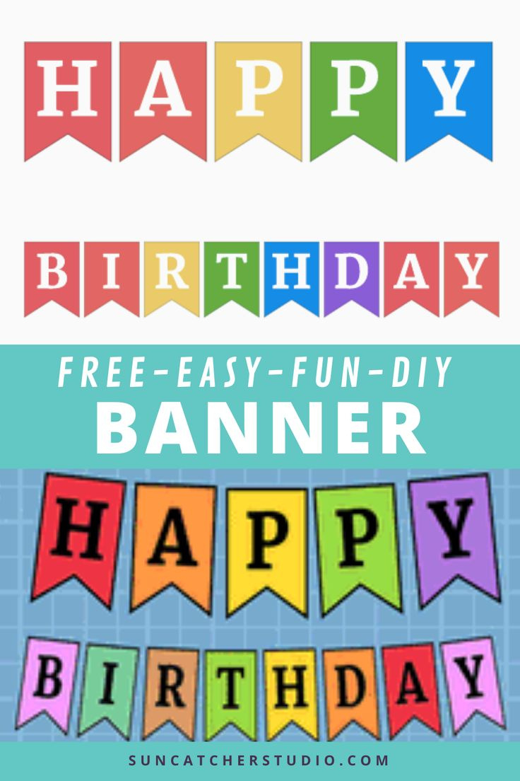 Make A Diy Personalized Banner In Seconds! intended for Free Printable Birthday Banners Personalized