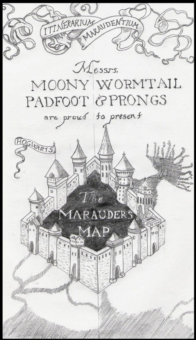 Marauder&amp;#039;S Mapadelbrand On Deviantart pertaining to Free Printable Marauders Map