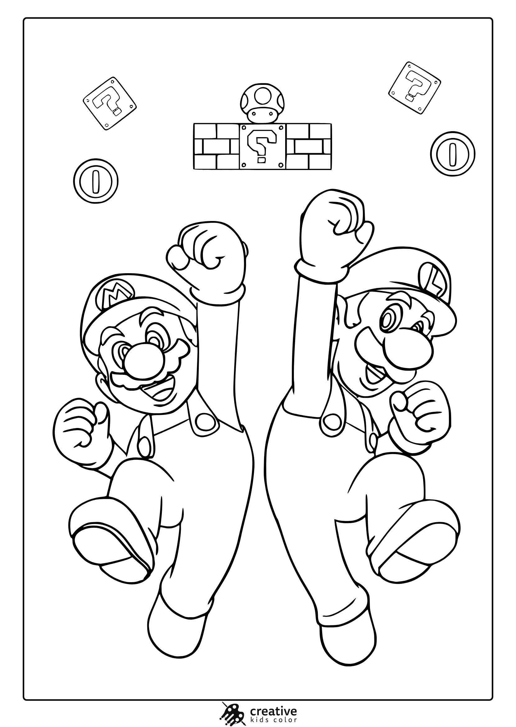 Mario Coloring Pages (25+ Free Printable Pdf) within Free Mario Printables