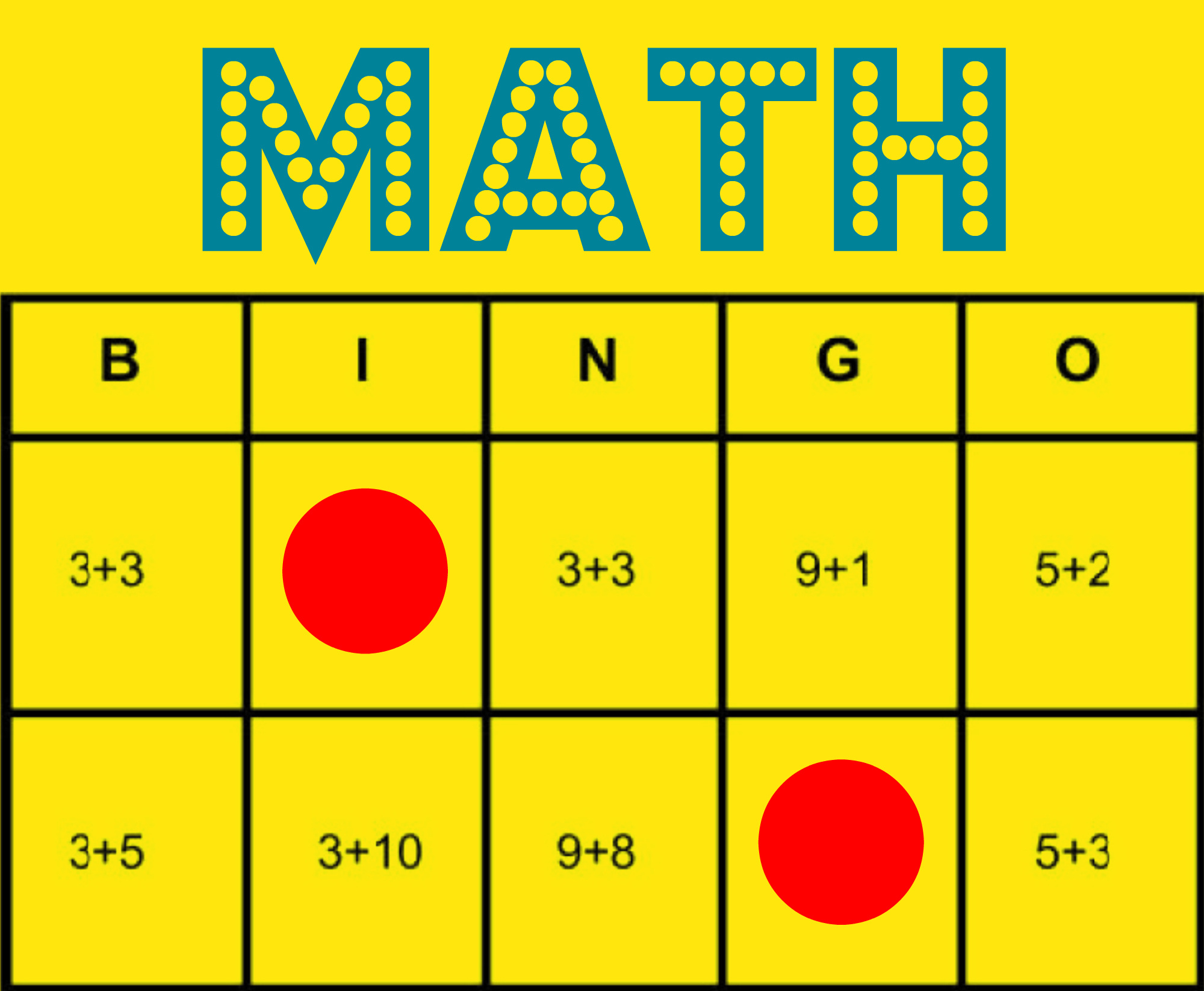 Math Bingo: Free Printable Game To Help All Students Learn Math with regard to Math Bingo Free Printable