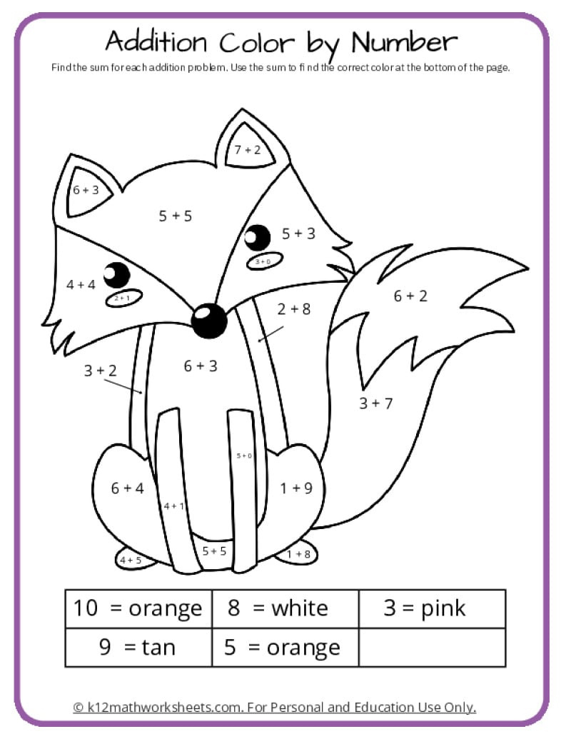 Math Coloring Pages | Printable Pdfsk12Mathworksheets pertaining to Free Printable Math Coloring Sheets