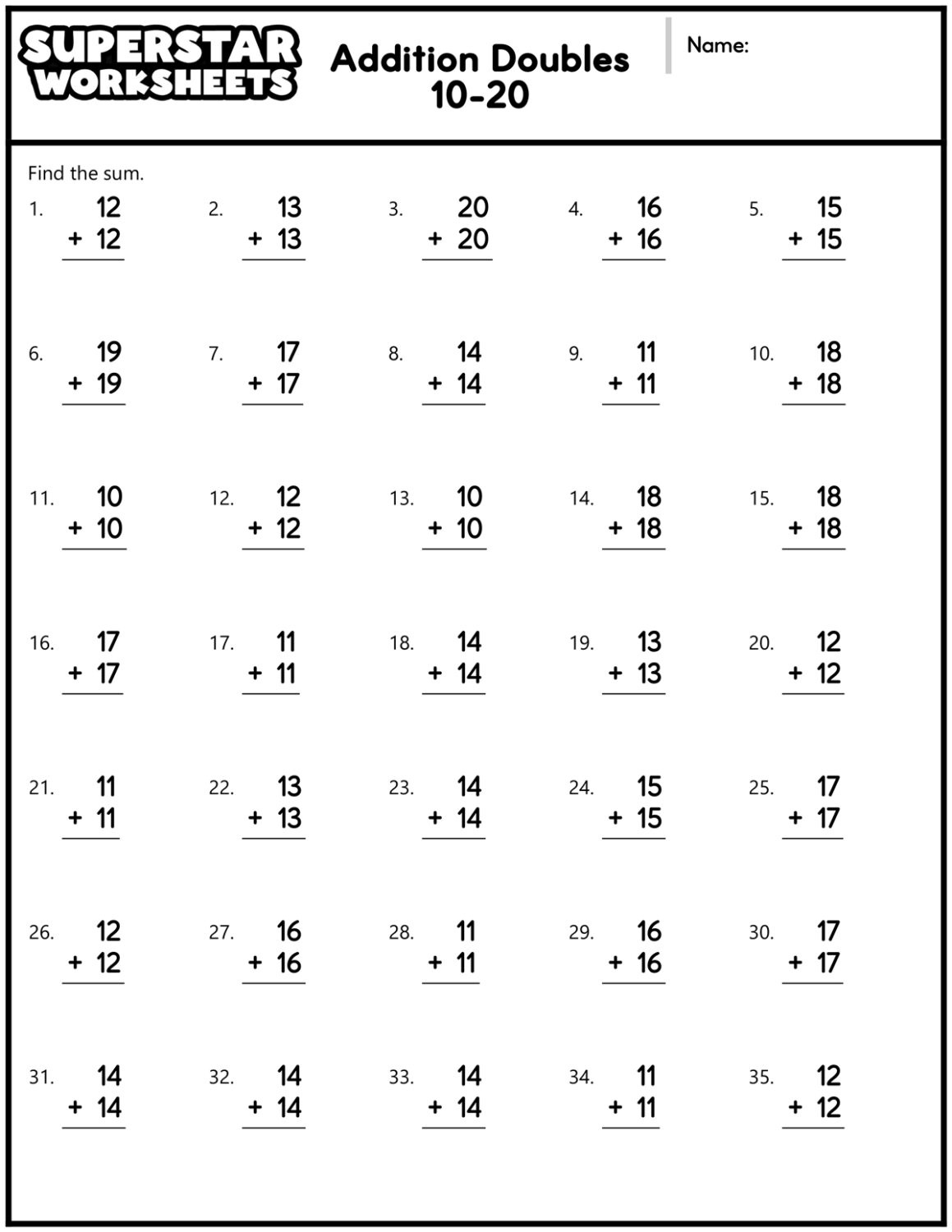 Math Worksheets - Superstar Worksheets within Free Math Printables