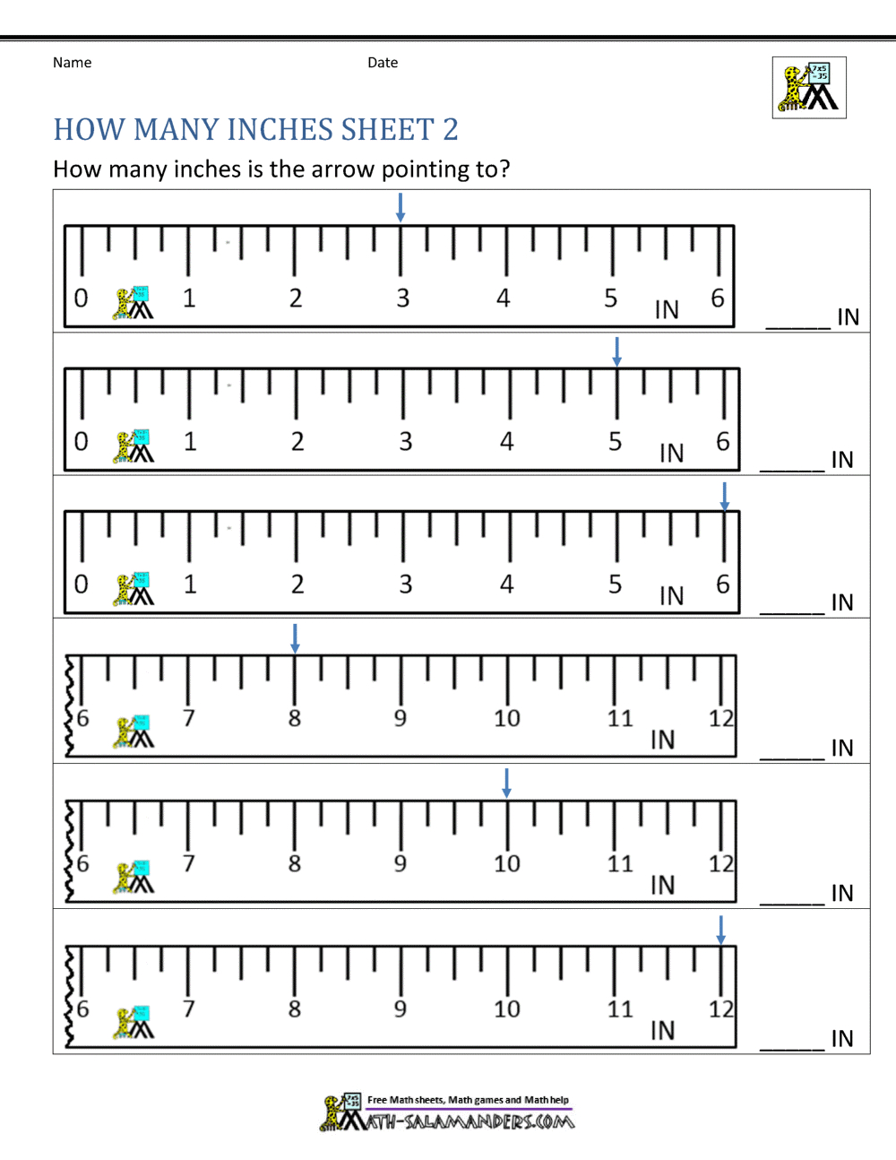 Measuring Length Worksheets inside Free Printable Measurement Worksheets Grade 1