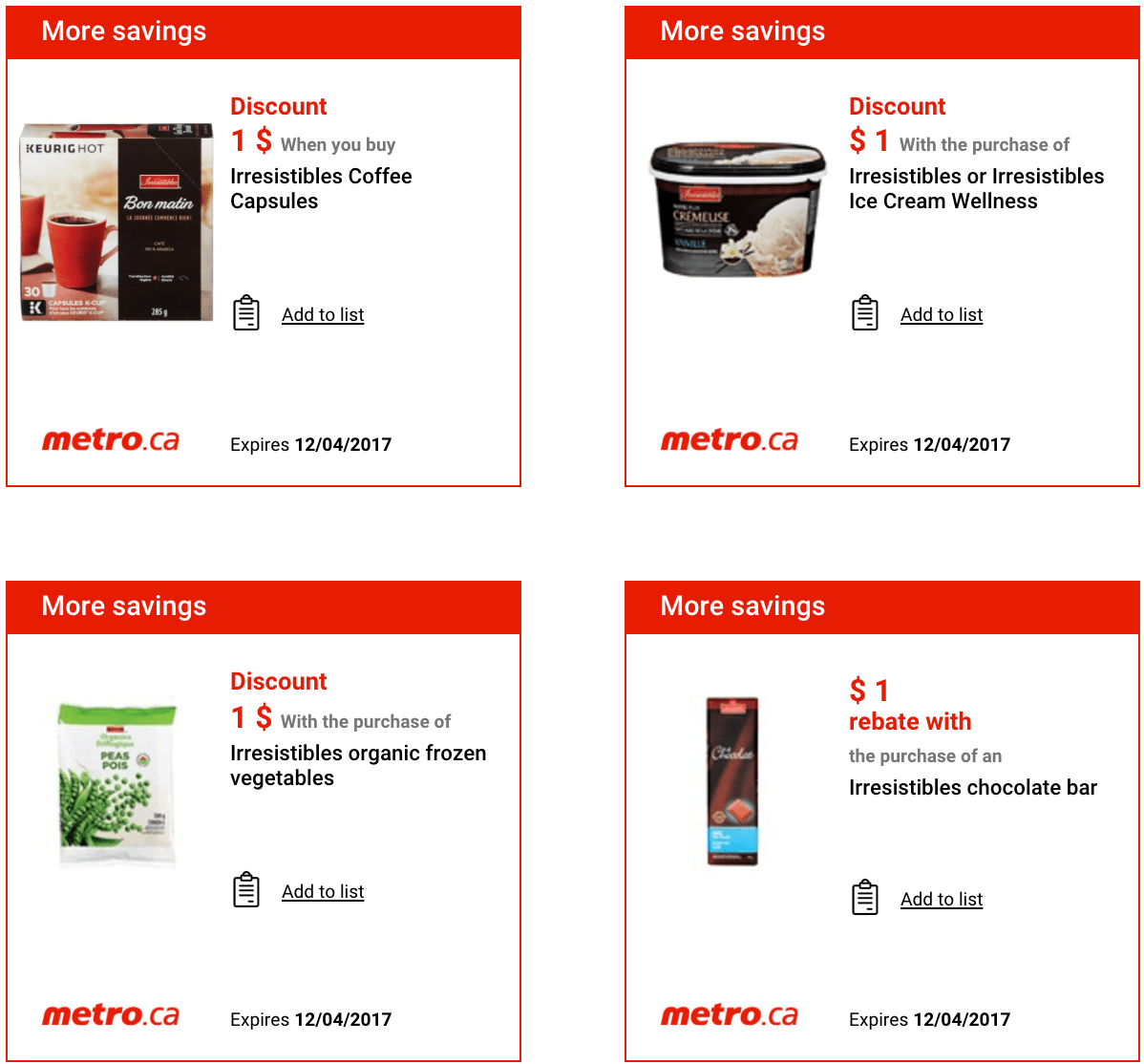 Metro Ontario Canada Exclusive Printable Coupons, April 6 - 12 for Free Printable Coupons Ontario