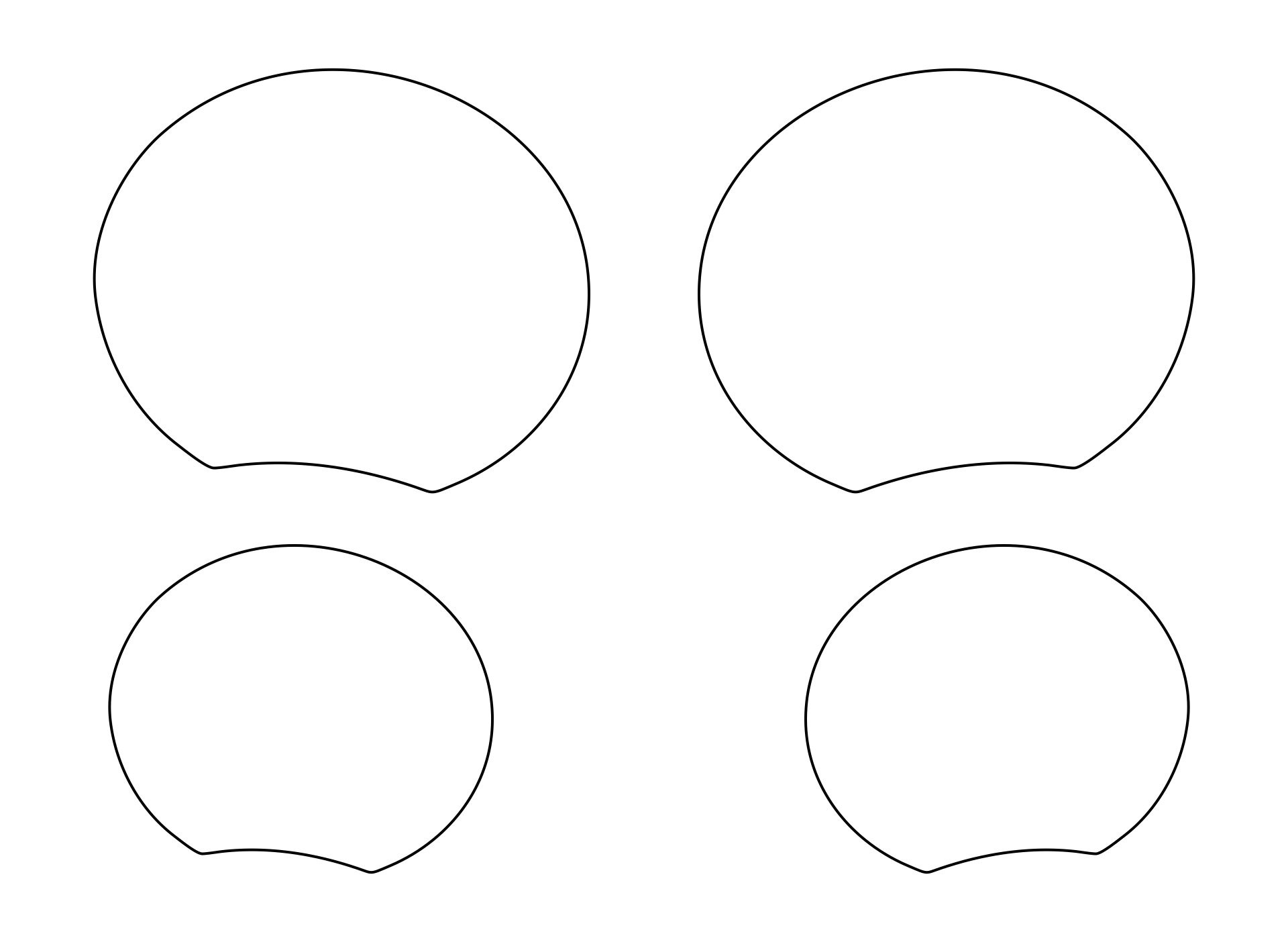 Mickey Ear Template Free Printable inside Free Printable Minnie Mouse Ears Template