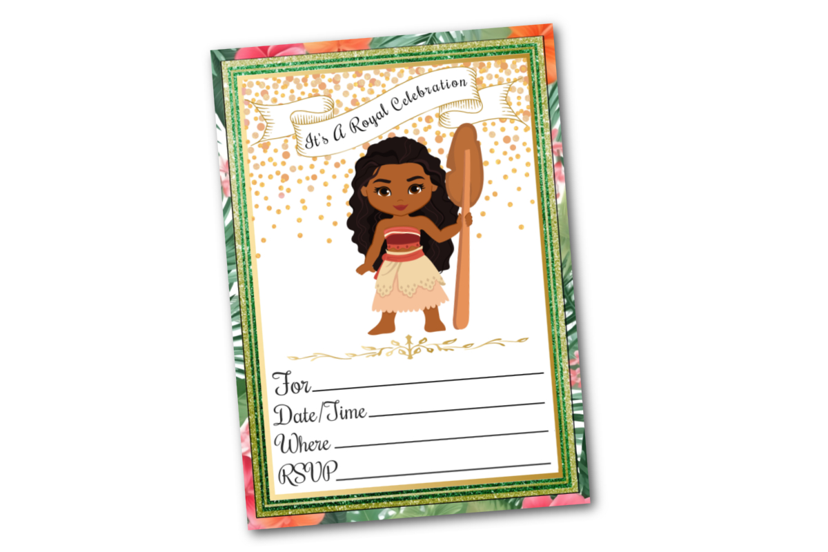 Moana Birthday Invitations (Free Printables) - Fun Money Mom pertaining to Free Printable Moana Birthday Cards