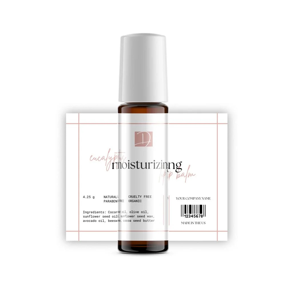 Modern And Soft Canva Roller Bottle Label [Free Download intended for Free Printable Roller Bottle Labels