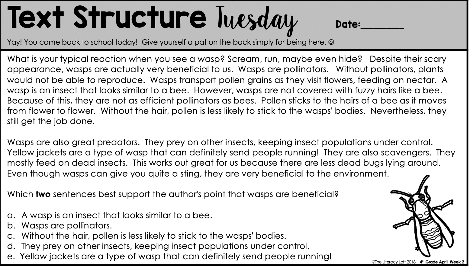 Morning Work That Works! (Free Download) | The Literacy Loft pertaining to Free Printable 4Th Grade Morning Work