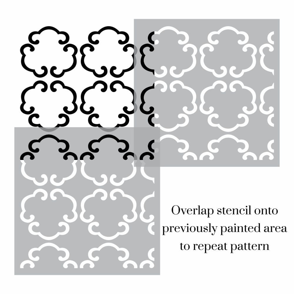 Moroccan Trellis Wall Stencil - Stencil Boutique pertaining to Free Printable Moroccan Wall Stencils