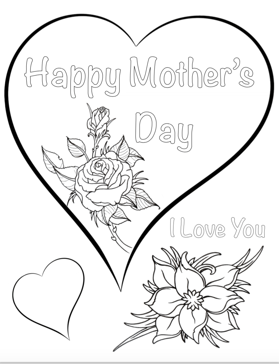Mother'S, Father'S, Grandparent'S Day, Etc. - The Housewife Modern pertaining to Free Printable Mothers Day Cards To Color