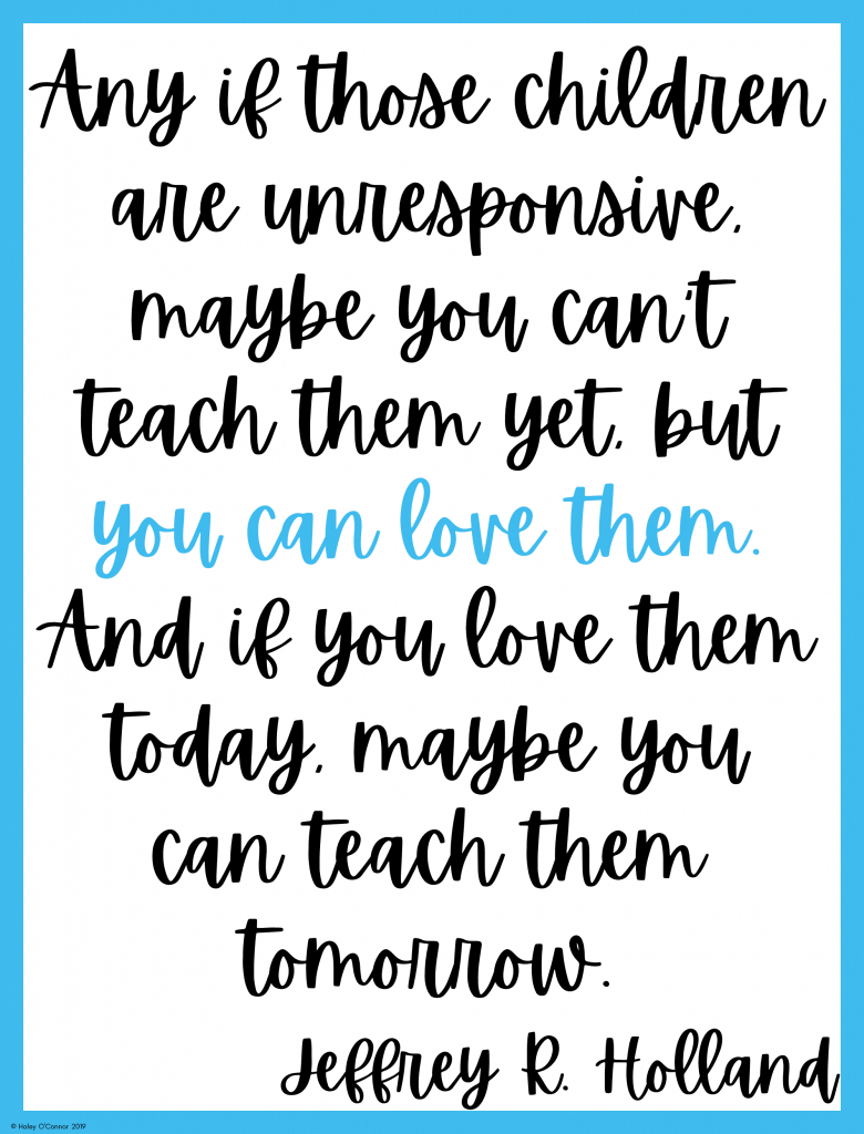 Motivational Quotes For Teachers | Teaching With Haley O'Connor with regard to Free Printable Quotes For Teachers