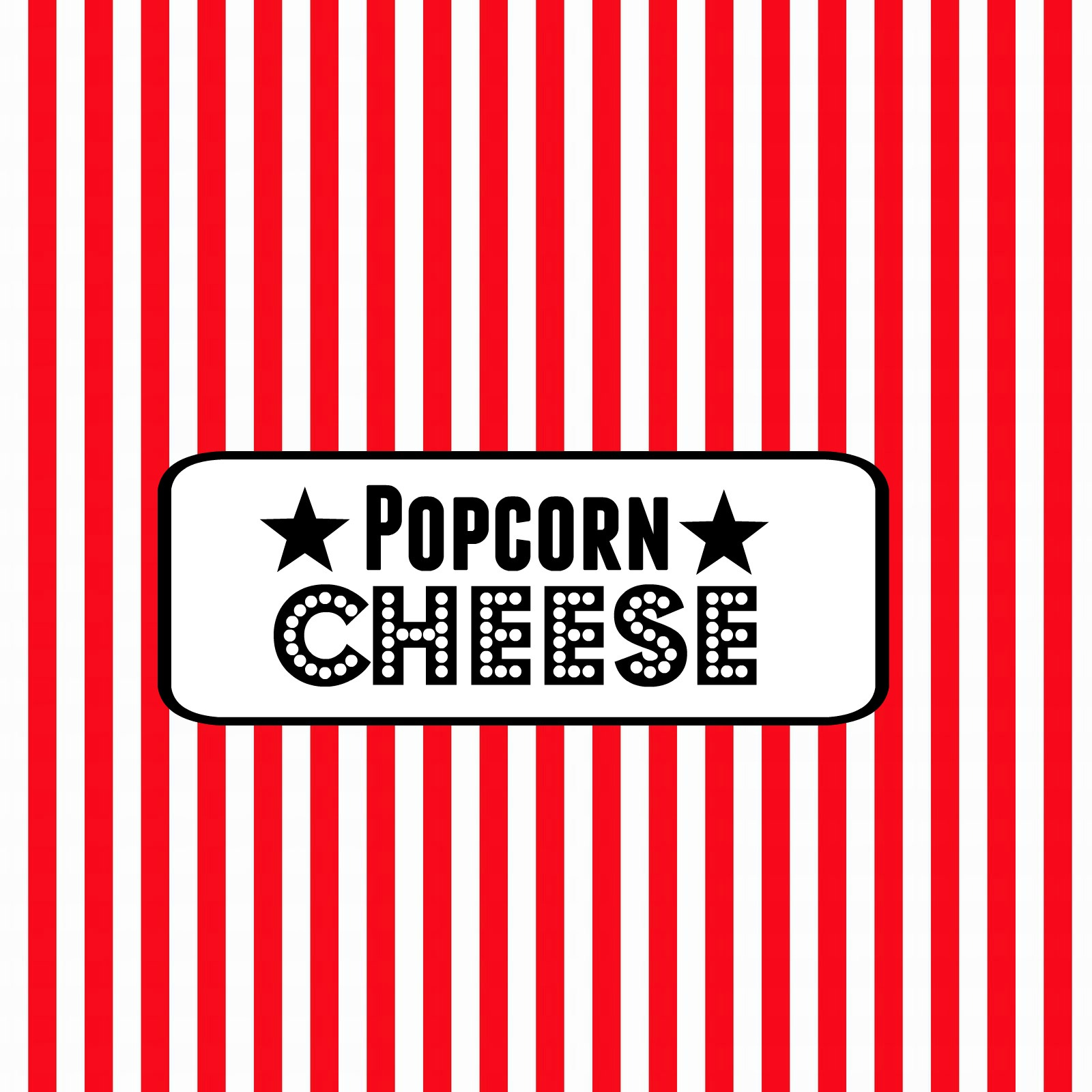 Movie Night Party “Popcorn Bar”- Free Printable Food Labels for Free Printable Popcorn Bar Labels