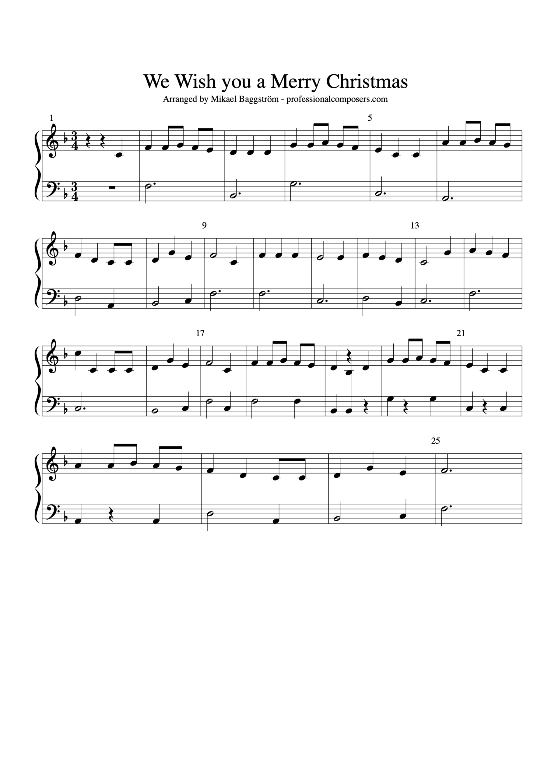 Musescore | The Worlds Largest Free Sheet Music Catalog And pertaining to Free Printable Christmas Music Sheets Piano