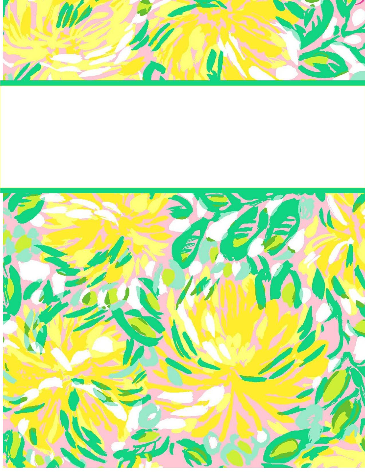 My Cute Binder Covers | Happily Hope in Free Printable Binder Covers Lilly Pulitzer