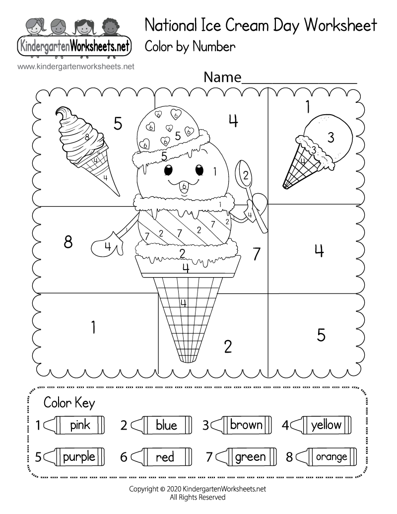 National Ice Cream Day Worksheet - Free Printable, Digital, & Pdf throughout Free Printable Ice Cream Worksheets