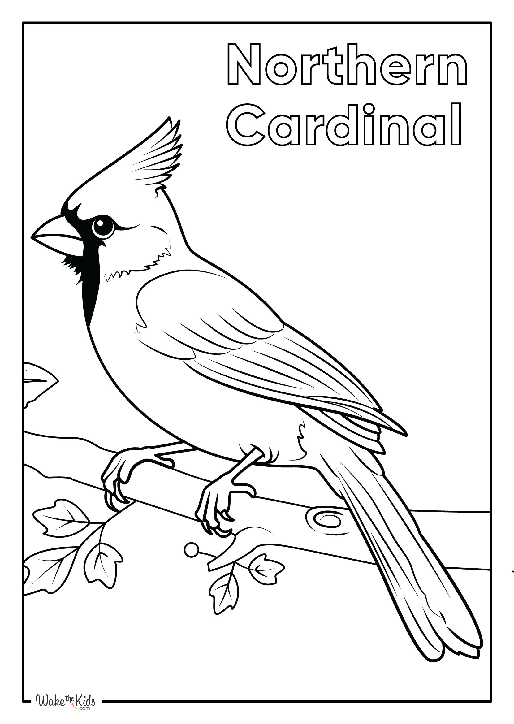 Northern Cardinal Coloring Pages (Free Printable Pdfs) | Wakethekids for Free Printable Pictures Of Cardinals