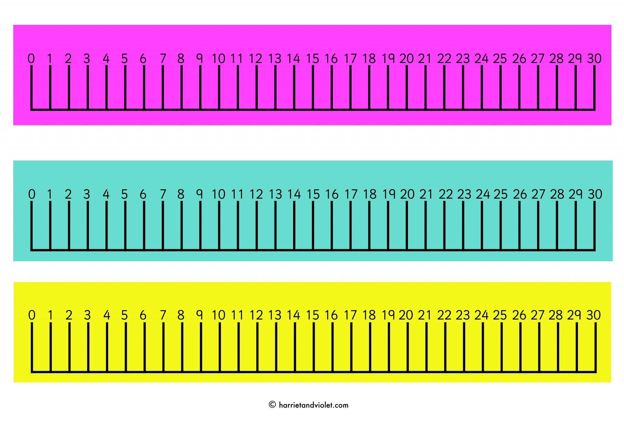 Number Line 0-30 - Printable Teaching Resources - Print Play Learn inside Free Printable Number Line To 30