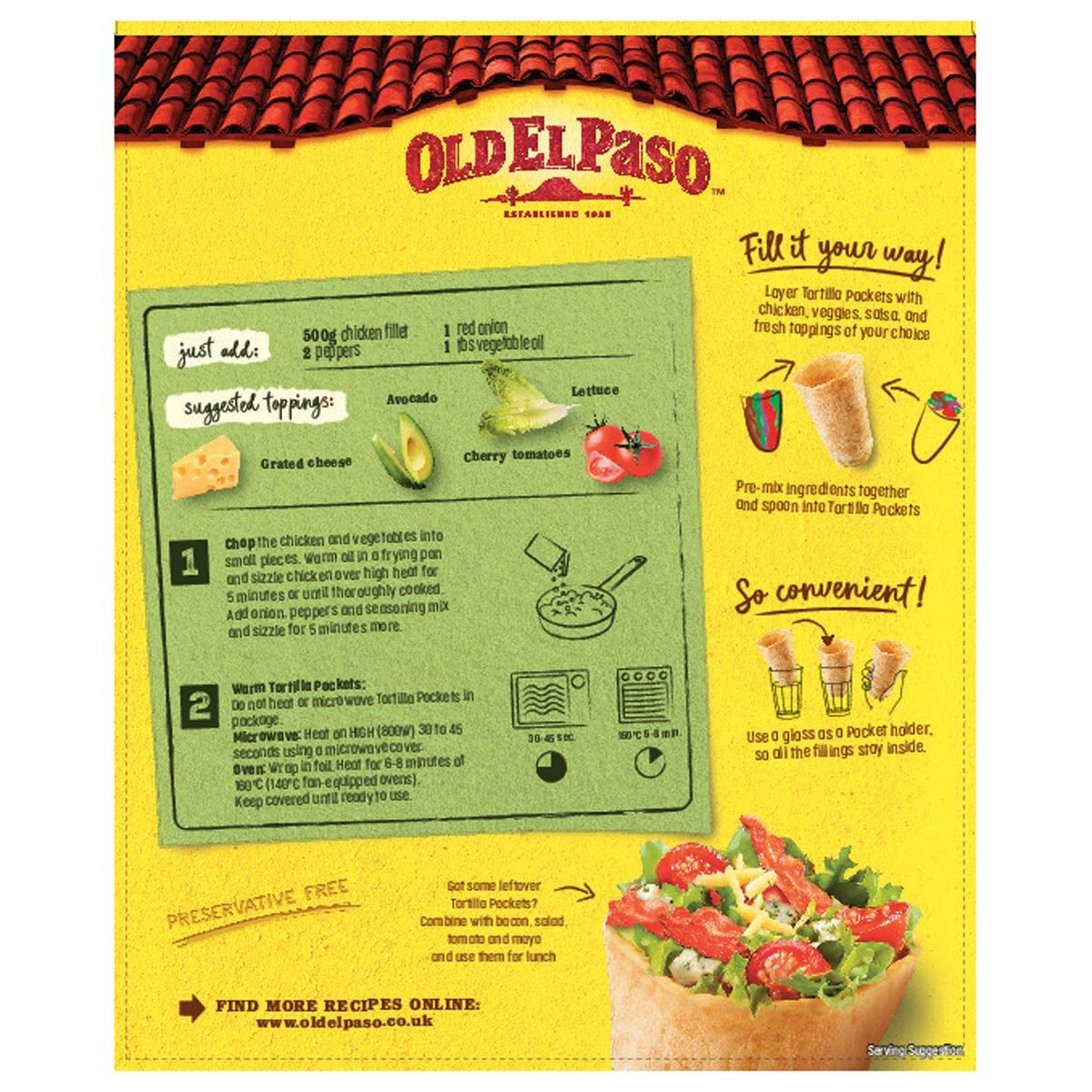 Old El Paso Bbq Pocket Kit, 3 X 380G | Costco Uk intended for Free Printable Old El Paso Coupons