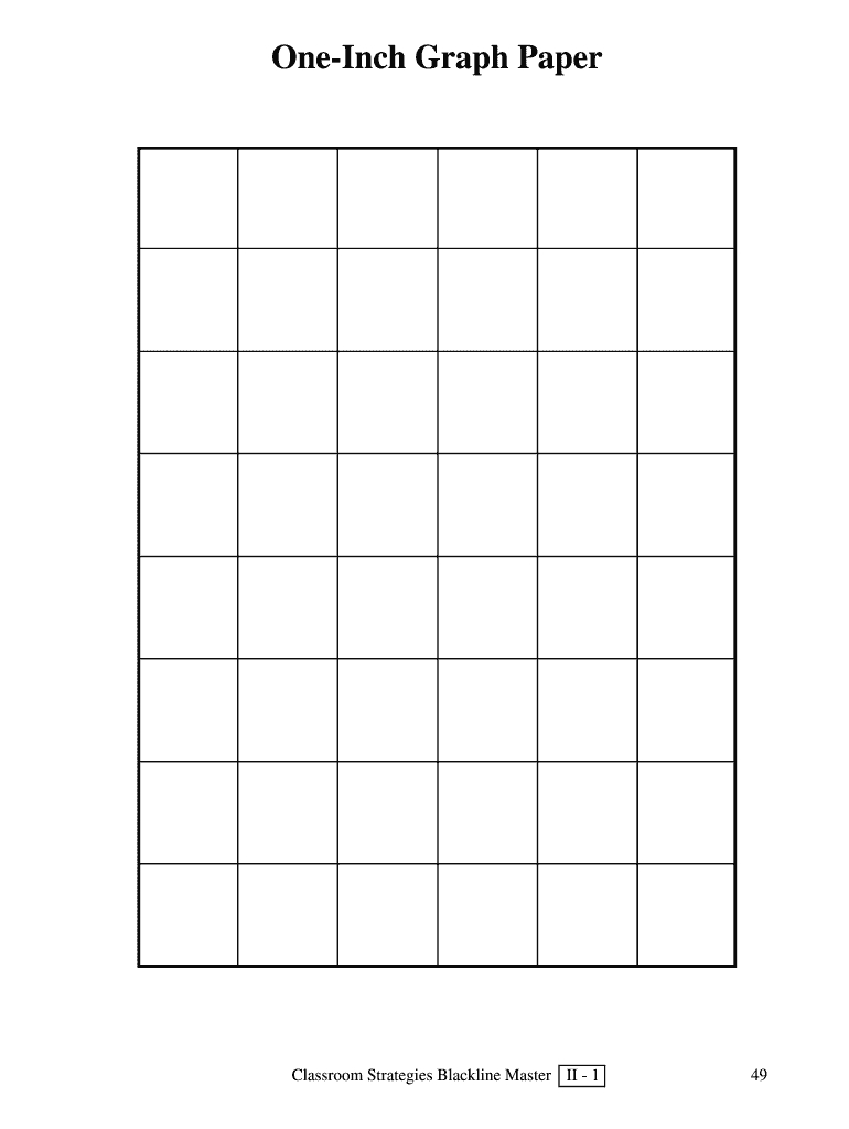 One-Inch Graph Paper Form - Fill Online, Printable, Fillable inside One Inch Graph Paper Free Printable