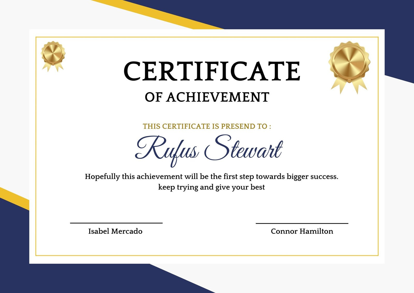 Page 2 - Free Custom Printable Achievement Certificate Templates for Free Printable Certificates Of Achievement