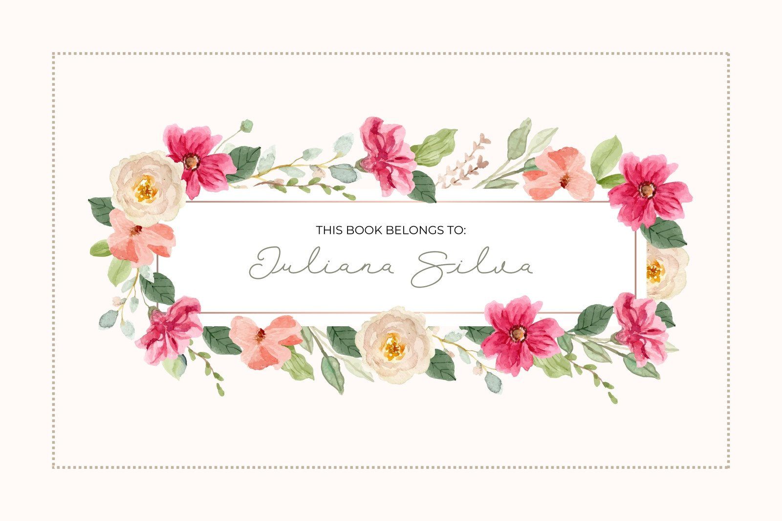 Page 8 - Free, Printable Custom Label Templates | Canva for Free Printable Floral Labels