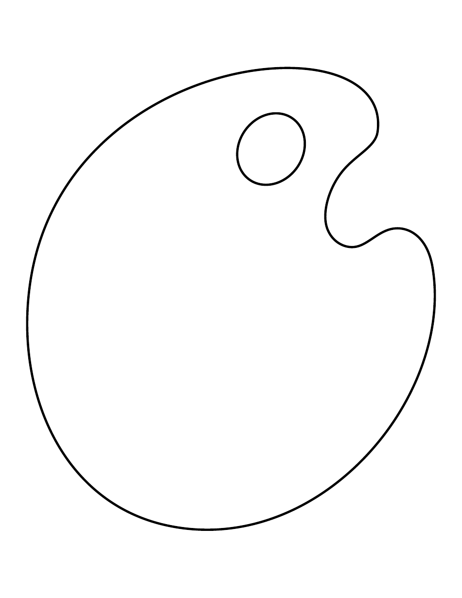 Paint Palette Template Download Printable Pdf | Templateroller regarding Free Printable Paint Palette