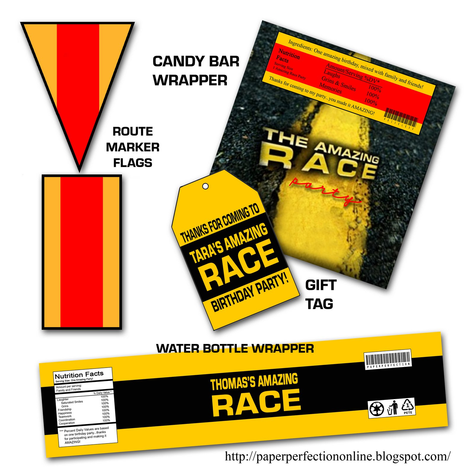 Paper Perfection: Free &amp;quot;Amazing Race&amp;quot; Birthday Party Invitation pertaining to Free Printable Amazing Race Invitations