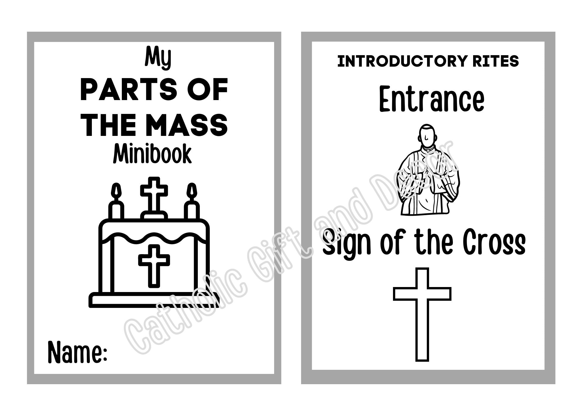 Parts Of The Catholic Mass Printable Book | Parts Of The Catholic pertaining to Free Printable Catholic Mass Book
