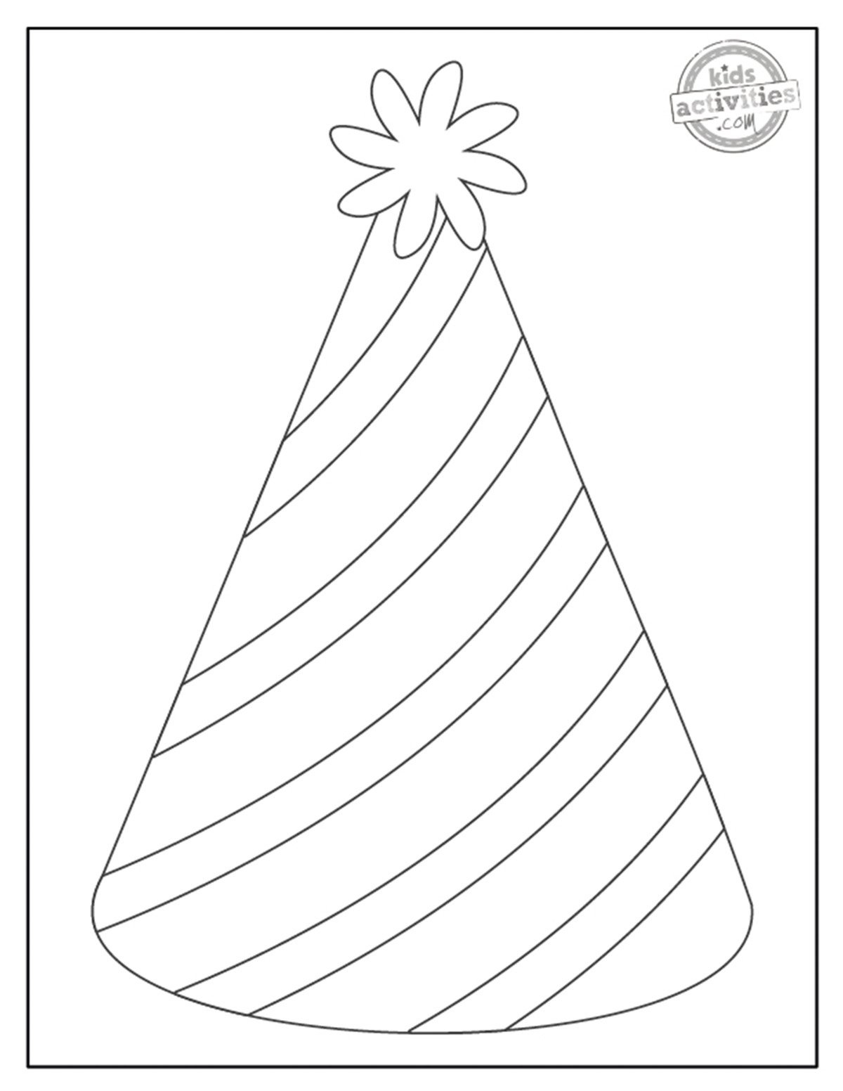 Party Hat Template To Make Your Own Party Hat! | Kids Activities Blog within Free Printable Party Hat