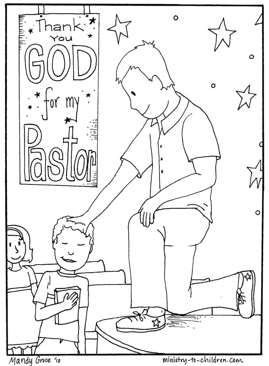 Pastor Appreciation Coloring Page - Free Printable Pdf Thank You with Pastor Appreciation Cards Free Printable