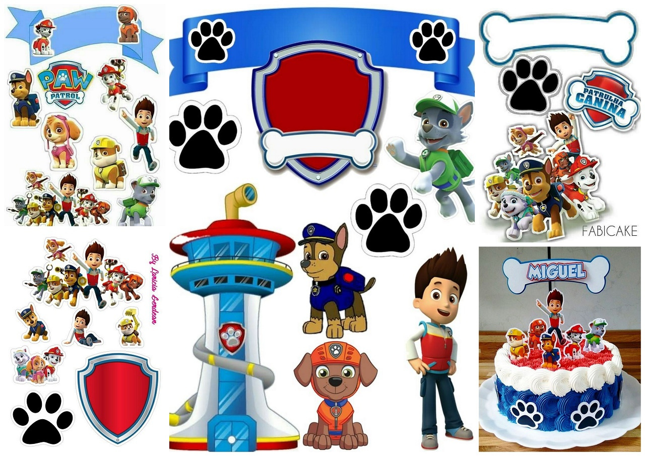 Paw Patrol Birthday Party: Free Printable Cake Toppers. - Oh My within Free Paw Patrol Birthday Printables