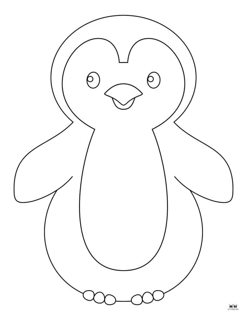Penguin Coloring Pages &amp;amp; Templates - Free | Printabulls pertaining to Free Printable Penguin Template