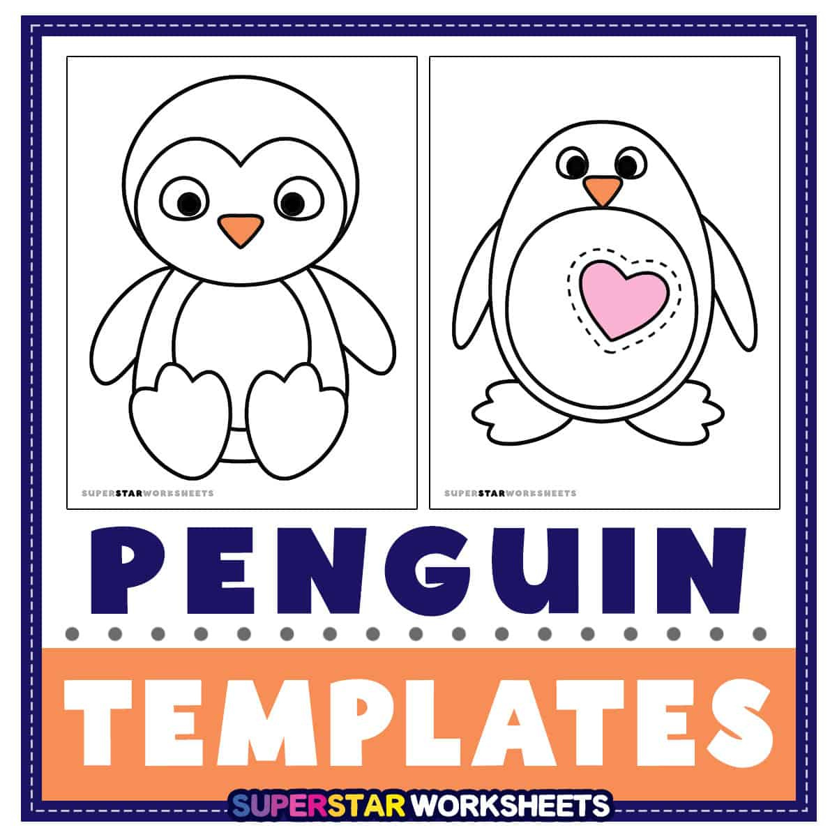 Penguin Template (Free Printables) - Superstar Worksheets throughout Free Printable Penguin Template
