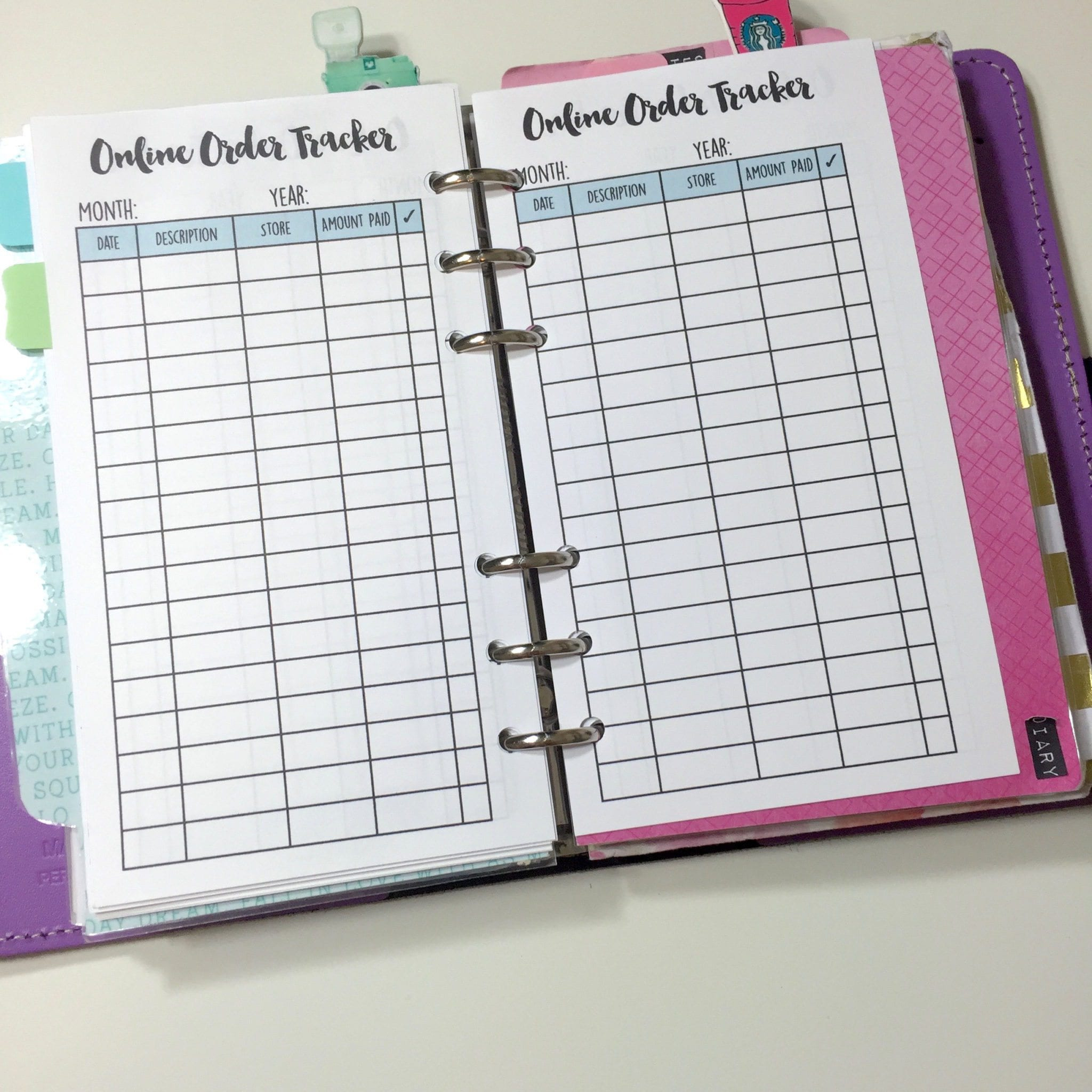 Personal & Business Financial Filofax Sections + Free Printables with regard to Free Filofax Printables