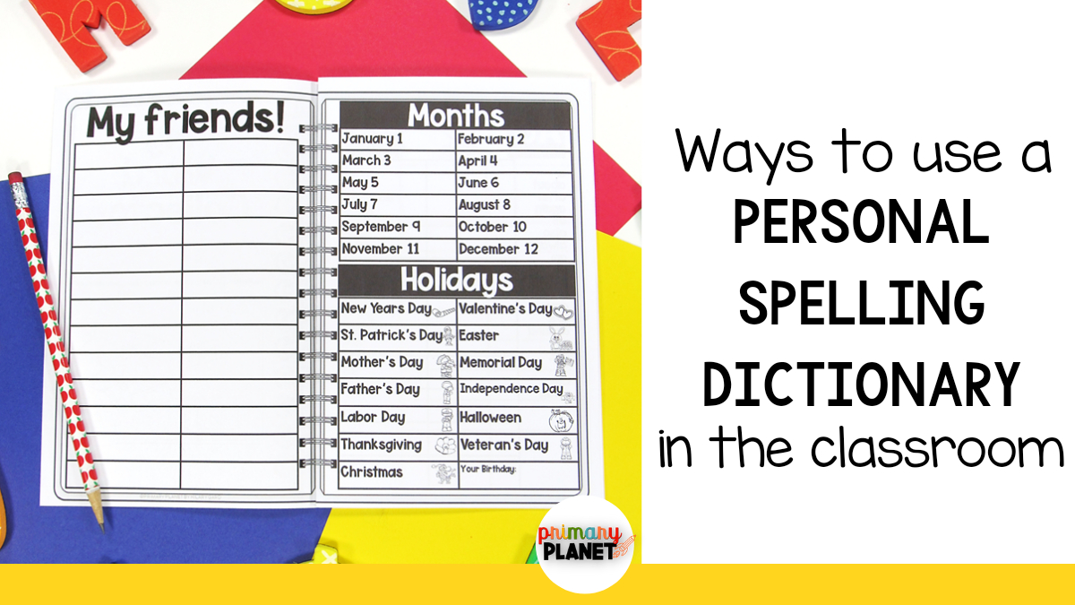 Personal Spelling Dictionary Book throughout My Spelling Dictionary Printable Free