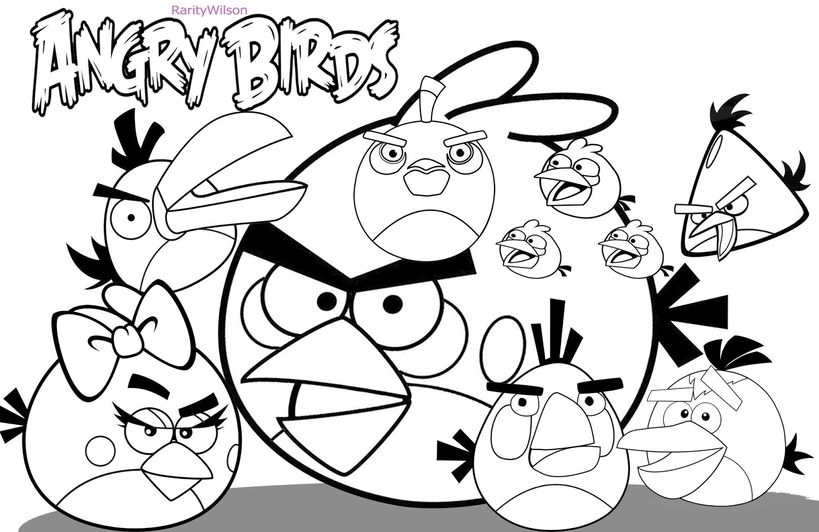 Personalized Party Invites News - Angry Birds Free Printable intended for Free Printable Angry Birds Space Coloring Pages