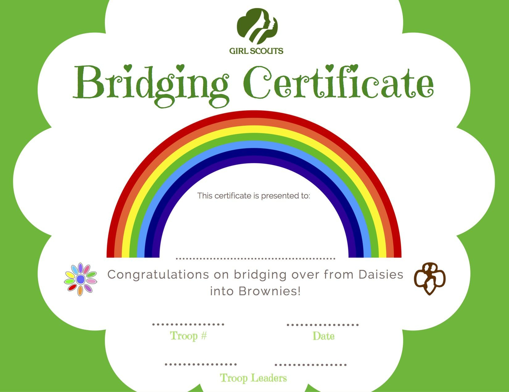 Pin Page - Worksheets Library pertaining to Free Bridging Certificate Printable
