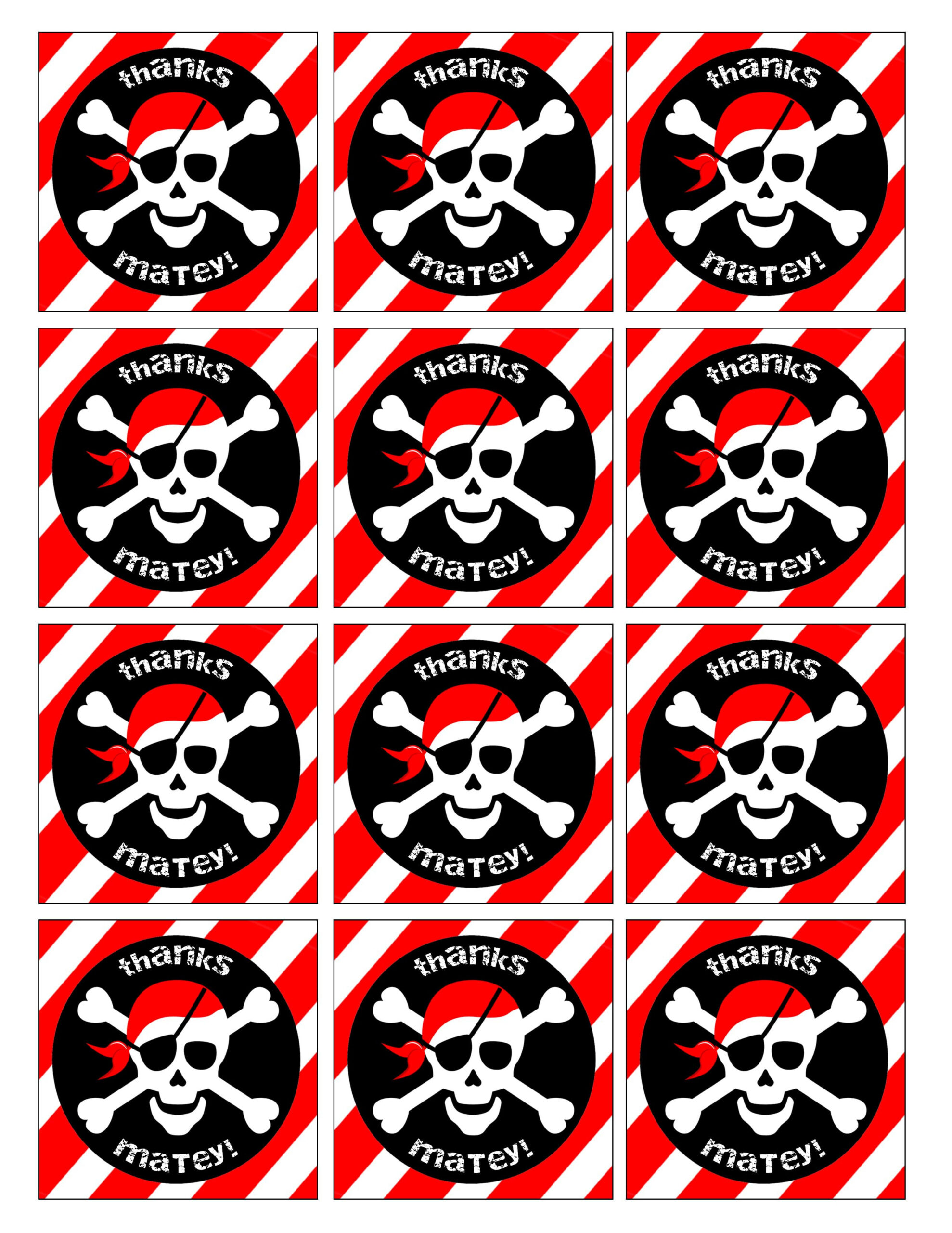 Pirate Birthday Party With Free Printables - How To Nest For Less™ intended for Free Printable Pirate Cupcake Toppers