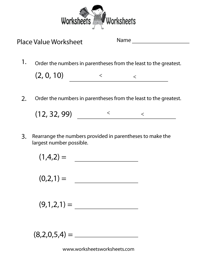 Place Value Test Worksheet | Worksheets Worksheets - Worksheets within Homeschooling Paradise Free Printable Math Worksheets Third Grade